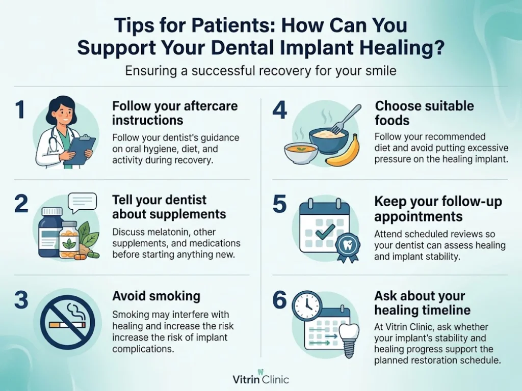 Melatonin and Immediate Dental Implants INFOGRAPHIC